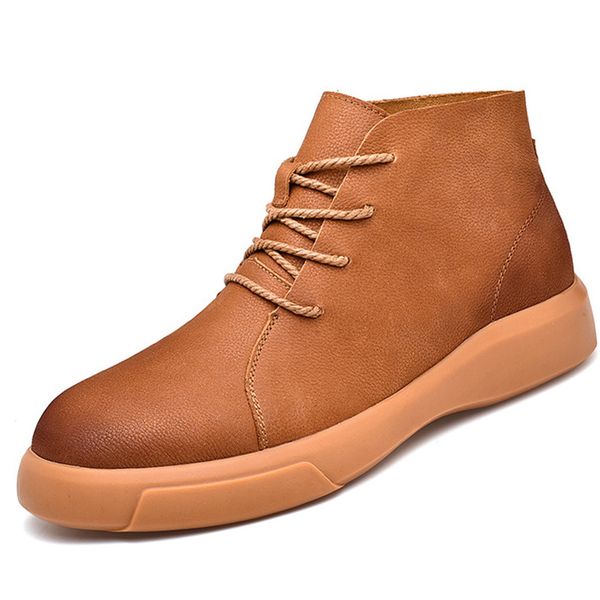 winter men boots warm snow boots men waterproof footwear genuine leather work shoes outdoor sneakers rubber man ankle shoes, Black
winter men boots warm snow boots men waterproof footwear genuine leather work shoes outdoor sneakers rubber man ankle shoes, Black