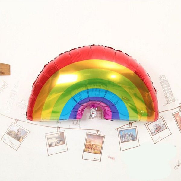 93x59cm large size rainbow inflation balloon children kids birthday party helium airballoon aluminum film globos for wedding decoration
93x59cm large size rainbow inflation balloon children kids birthday party helium airballoon aluminum film globos for wedding decoration