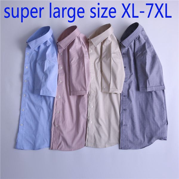 new arrival fashion super large men spring autumn cotton loose short sleeve plaid casual shirts plus size xl 2xl3xl4xl5xl6xl7xl, White;black
new arrival fashion super large men spring autumn cotton loose short sleeve plaid casual shirts plus size xl 2xl3xl4xl5xl6xl7xl, White;black
