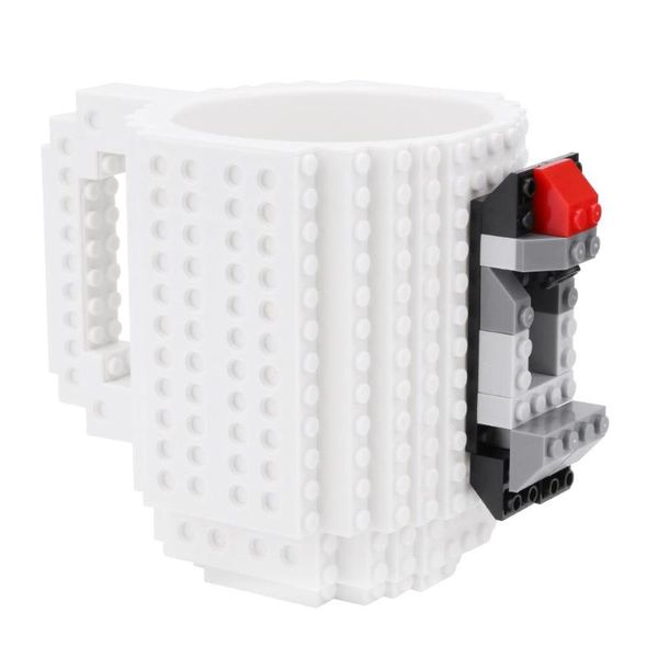 

12oz coffee mug build-on brick type building blocks cup diy block puzzle drinkware drinking mug 11 colors