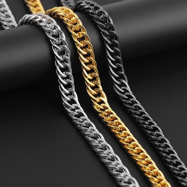 hip hop gold color twisted singapore long necklace jewelry chain necklace for women men wholesale diy, Silver
hip hop gold color twisted singapore long necklace jewelry chain necklace for women men wholesale diy, Silver
