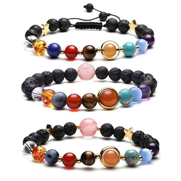 universe starry solar system bracelet natural seven chakra healing energy yoga handmade jewelry wholesale, Black
universe starry solar system bracelet natural seven chakra healing energy yoga handmade jewelry wholesale, Black