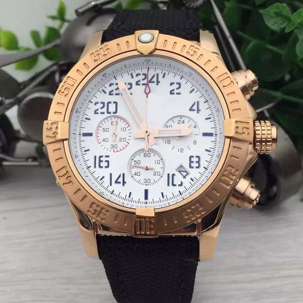 reliable br 1884 fabric strap mens watches chronomat chronograph quartz chronometer 48mm watch white dial yellow gold case wristwatches, Slivery;brown
reliable br 1884 fabric strap mens watches chronomat chronograph quartz chronometer 48mm watch white dial yellow gold case wristwatches, Slivery;brown