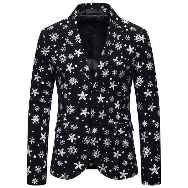 a happy holiday blazers men suits gold bronzing elk print casual business slim suit jacket 2020 fashion men, White;black
a happy holiday blazers men suits gold bronzing elk print casual business slim suit jacket 2020 fashion men, White;black