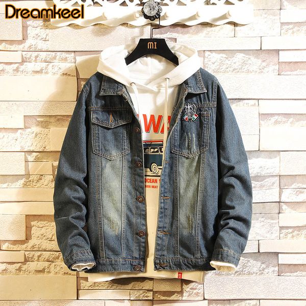 jeans jacket men new 2019 mens bomber jackets hip hop man vintage denim jacket coat streetwear patch designs men's coats r, Black;brown
jeans jacket men new 2019 mens bomber jackets hip hop man vintage denim jacket coat streetwear patch designs men's coats r, Black;brown