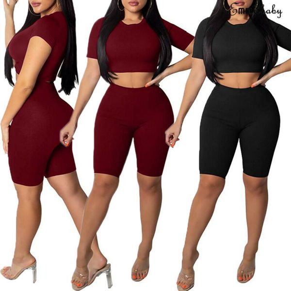 черный цвет high street two piece set женщин o-образным вырезом с коротким рукавом фитнес crop top + короткие брюки спортивные костюмы компл, White
черный цвет high street two piece set женщин o-образным вырезом с коротким рукавом фитнес crop top + короткие брюки спортивные костюмы компл, White