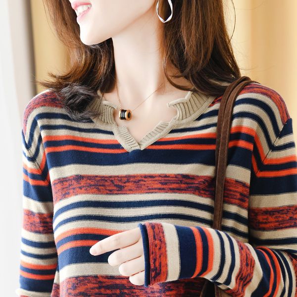 2019 new fall winter clothes thick stripe cashmere sweaters women v-neck pullover jumper female knitting wool fashion, White;black
2019 new fall winter clothes thick stripe cashmere sweaters women v-neck pullover jumper female knitting wool fashion, White;black