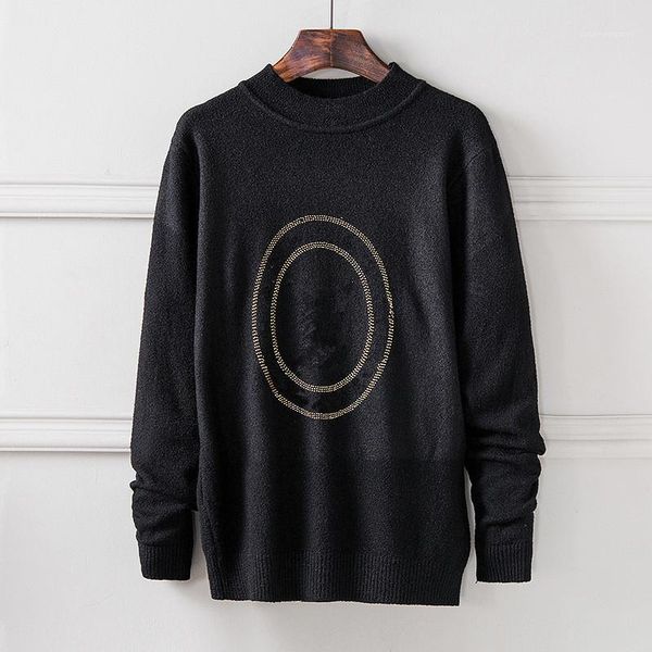 designer sweaters fashion circle letter print mens sweaters casual pullover panelled males clothing louis brand mens, White;black
designer sweaters fashion circle letter print mens sweaters casual pullover panelled males clothing louis brand mens, White;black