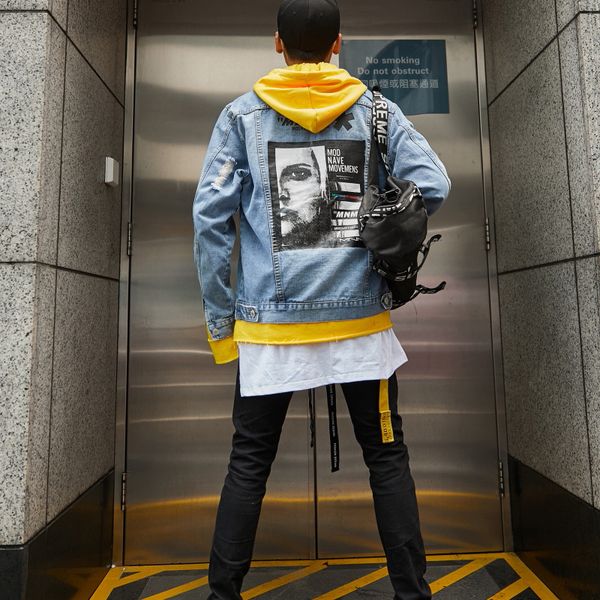 men's jackets back pattern letter high street hip hop print denim jacket loose cotton windbreaker lapel jeans coat large size, Black;brown
men's jackets back pattern letter high street hip hop print denim jacket loose cotton windbreaker lapel jeans coat large size, Black;brown