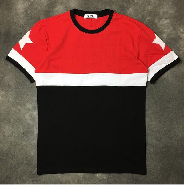 Summer Men Embroidery Sleeves Patchwork T Shirts Hip Hop Skateboard Street Cotton T-Shirts Tee Top S-XL
Summer Men Embroidery Sleeves Patchwork T Shirts Hip Hop Skateboard Street Cotton T-Shirts Tee Top S-XL