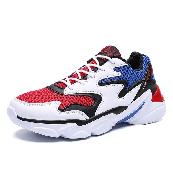 2019 new flat men casual shoes mesh breathable shoes male round head color matching lace up men's spring sports size 39-44, Black
2019 new flat men casual shoes mesh breathable shoes male round head color matching lace up men's spring sports size 39-44, Black