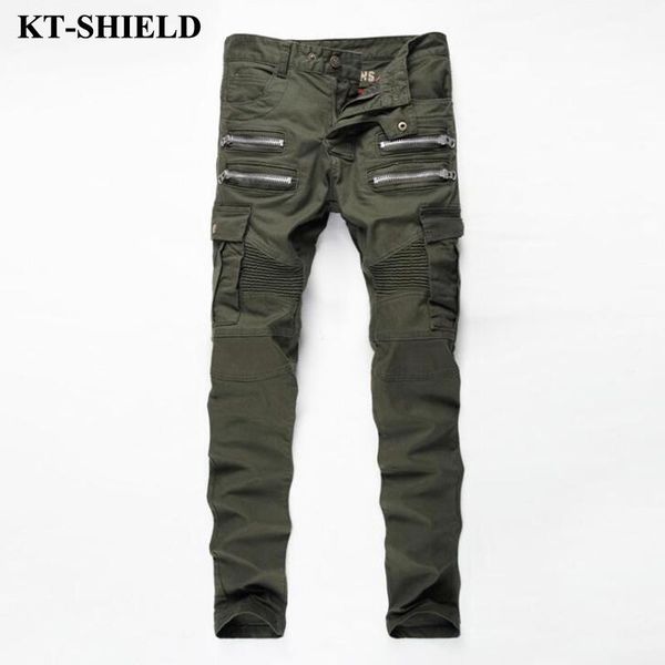 wholesale- 2017 mens skinny biker jeans army green brand fashion denim pants pockets cargo pant men slim fit jeans cotton high quality, Blue
wholesale- 2017 mens skinny biker jeans army green brand fashion denim pants pockets cargo pant men slim fit jeans cotton high quality, Blue