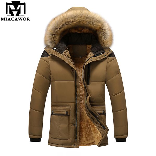 new men parkas warm winter jacket man fleece thick hooded fur collar winter coats windbreak outwear plus size 5xl j501, Black
new men parkas warm winter jacket man fleece thick hooded fur collar winter coats windbreak outwear plus size 5xl j501, Black