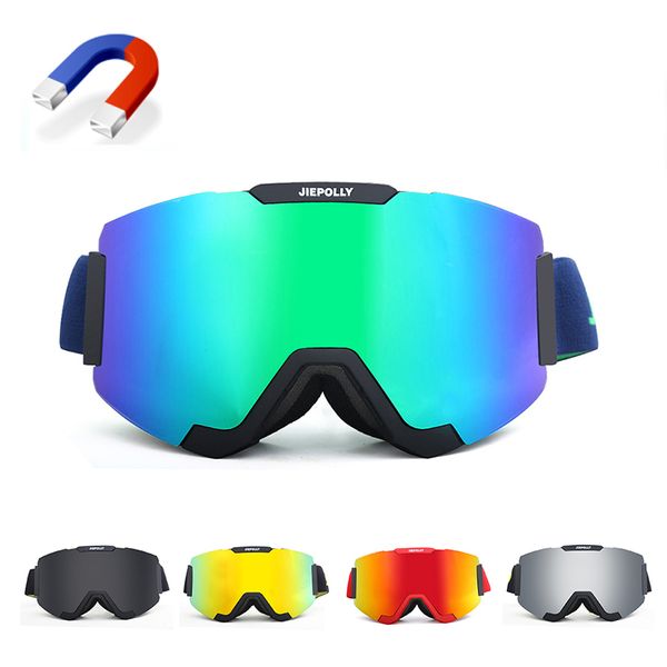 magnetic ski snowboard goggles women men skiing eyewear mask uv 400 snow protection glasses double lens
magnetic ski snowboard goggles women men skiing eyewear mask uv 400 snow protection glasses double lens