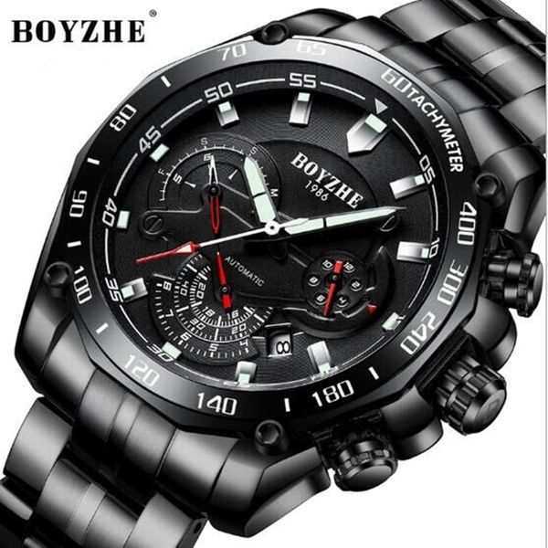 men's luxury automatic mechanical watch digital wristwatches boyzhe high-end brand watches fashion business man 3bar waterproof, Slivery;brown
men's luxury automatic mechanical watch digital wristwatches boyzhe high-end brand watches fashion business man 3bar waterproof, Slivery;brown