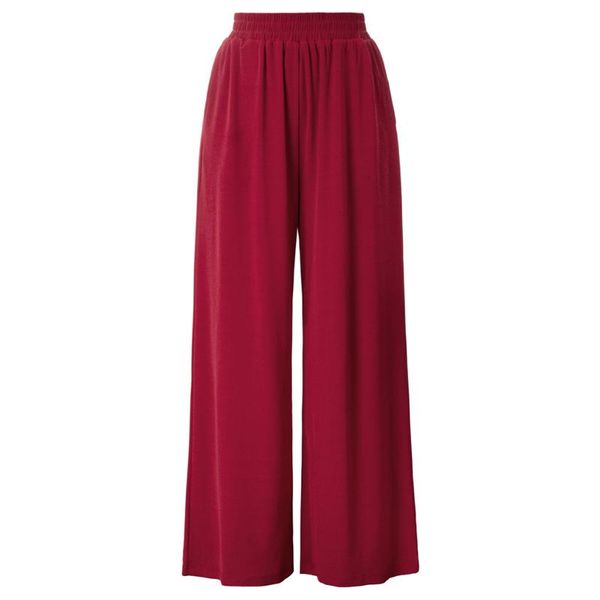 women's wide leg pants summer trousers elastic waist loose fit high waist pleated casual solid color home comfortable pants lady, Black;white
women's wide leg pants summer trousers elastic waist loose fit high waist pleated casual solid color home comfortable pants lady, Black;white