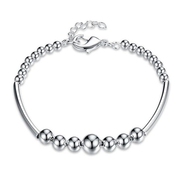 new arriva women's fashion trendy beasterling silver plated bracelet spb646;high quatity fashion women's 925 silver beaded stra br, Black
new arriva women's fashion trendy beasterling silver plated bracelet spb646;high quatity fashion women's 925 silver beaded stra br, Black
