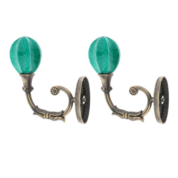 1 pair (2pcs) vintage wall decorative tieback hooks curtain tassel hanger holder hat towel coat hanger hook
1 pair (2pcs) vintage wall decorative tieback hooks curtain tassel hanger holder hat towel coat hanger hook