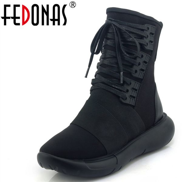 fedonas 1new arrival women ankle boots cross-tied autumn winter warm sneakers round toe casual concese shoes woman, Black
fedonas 1new arrival women ankle boots cross-tied autumn winter warm sneakers round toe casual concese shoes woman, Black