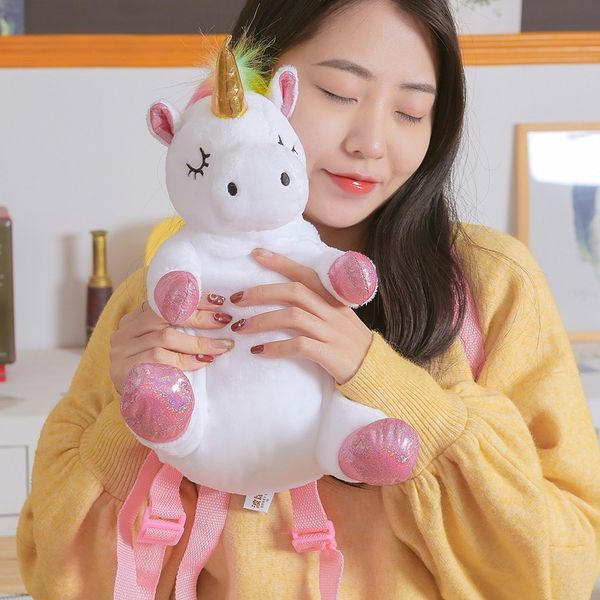 creative new rainbow shoulder bag plush toy cute cartoon unicorn children backpack mx200327
creative new rainbow shoulder bag plush toy cute cartoon unicorn children backpack mx200327