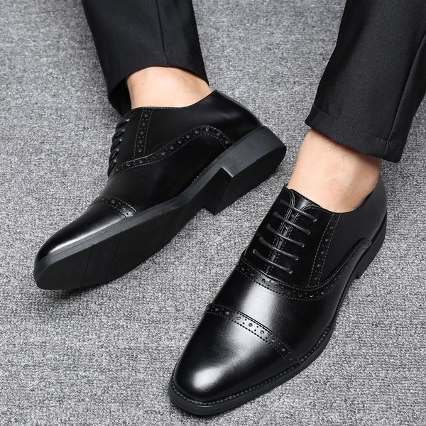 men dress microfiber leather formal business men oxfords shoes men's flats for party wedding, Black
men dress microfiber leather formal business men oxfords shoes men's flats for party wedding, Black