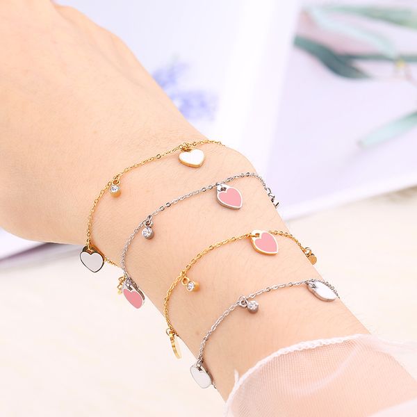 mwm charm bracelets for girl women stainless steel friendship initial braclet gold chain link heart bracelet femme 2019, Golden;silver
mwm charm bracelets for girl women stainless steel friendship initial braclet gold chain link heart bracelet femme 2019, Golden;silver