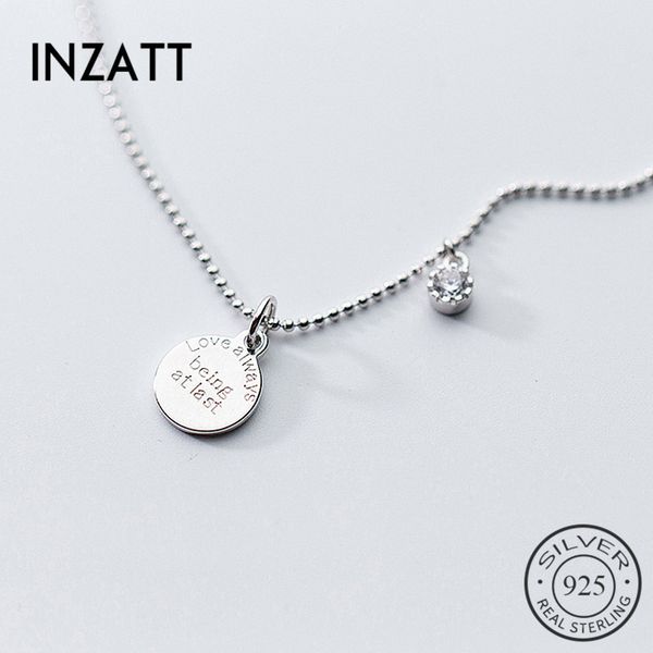 inzatt geometric round zircon choker pendant necklace for women real 925 sterling silver fashion jewelry wedding party gift
inzatt geometric round zircon choker pendant necklace for women real 925 sterling silver fashion jewelry wedding party gift