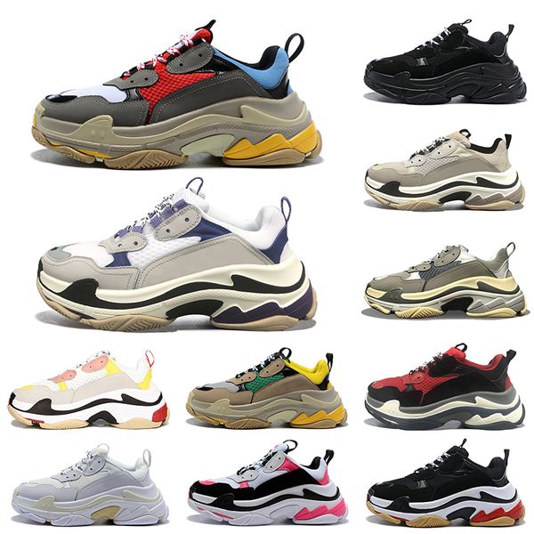 triple s men women 17fw old dad casual shoes black cream platform chaussures mens trainers sports sneaker size 5.5-12
triple s men women 17fw old dad casual shoes black cream platform chaussures mens trainers sports sneaker size 5.5-12