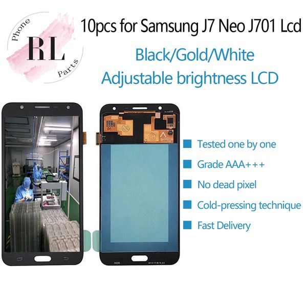 10pcs adjustable brightness lcd for samsung galaxy j7 neo j701 j701f j701m j701mt touch screen lcd display assembly replacement
10pcs adjustable brightness lcd for samsung galaxy j7 neo j701 j701f j701m j701mt touch screen lcd display assembly replacement