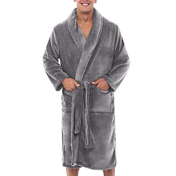 new fashion mens loose winter warm plush shawl bathrobe home shower clothes long sleepwear indoor male coat, Black;brown
new fashion mens loose winter warm plush shawl bathrobe home shower clothes long sleepwear indoor male coat, Black;brown