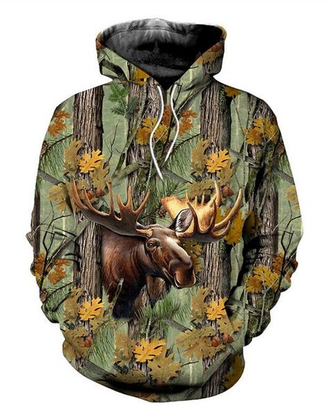 wholesale-new fashion cool sweatshirt hoodies 3d print mens womens casual moose camo style streetwear clothes k0233, Black
wholesale-new fashion cool sweatshirt hoodies 3d print mens womens casual moose camo style streetwear clothes k0233, Black