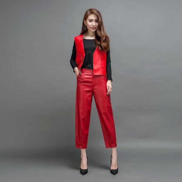5xl plus fashion red color pu leather pants winter autumn spring women's high quality was thin pencil pants wq780 dropship, Black;white
5xl plus fashion red color pu leather pants winter autumn spring women's high quality was thin pencil pants wq780 dropship, Black;white