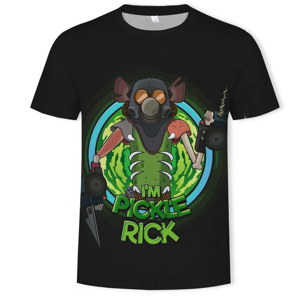 mens designer t-shirt round collar rick and modi 3d printed short sleeves, White;black
mens designer t-shirt round collar rick and modi 3d printed short sleeves, White;black