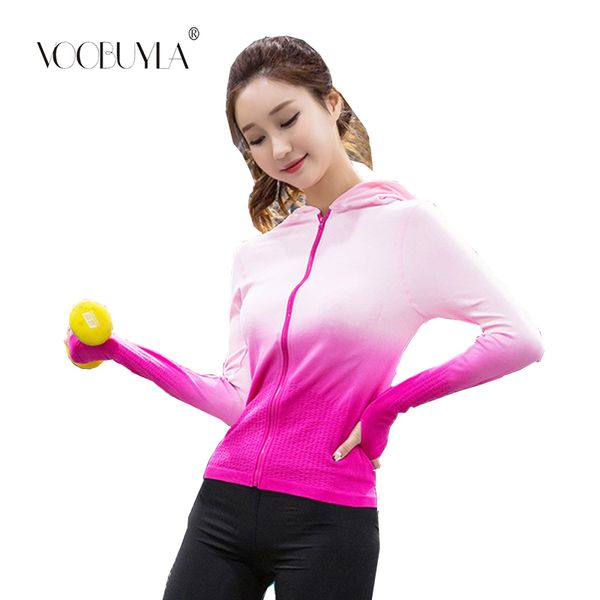 voobuyla 2018 running jacket for women yoga zipper long sleeve women sport jacket fitness ladies hoodies sports women's clothing, Black;red
voobuyla 2018 running jacket for women yoga zipper long sleeve women sport jacket fitness ladies hoodies sports women's clothing, Black;red