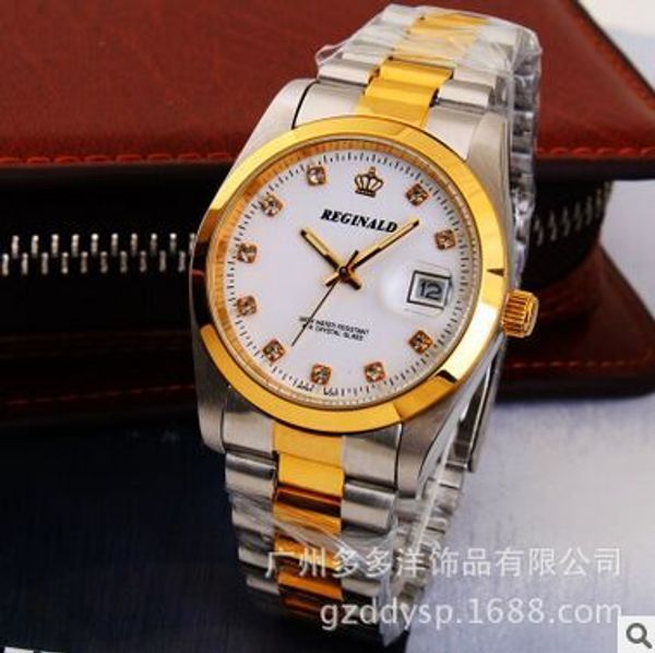 hk brand crown reginald of waterproof quartz watch between gold steel quartz wristwatches, Slivery;brown
hk brand crown reginald of waterproof quartz watch between gold steel quartz wristwatches, Slivery;brown
