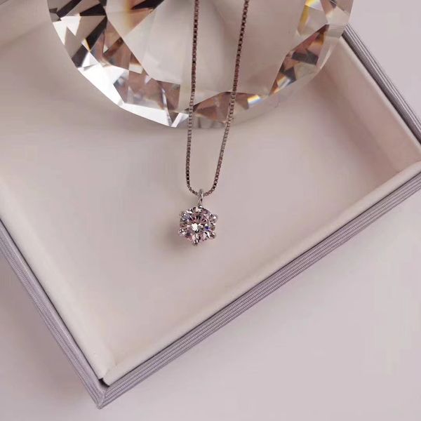 fashion- early spring series s925 silver plated 18k gold adjustment white gold 1.5ct 60 points necklace with gift box
fashion- early spring series s925 silver plated 18k gold adjustment white gold 1.5ct 60 points necklace with gift box