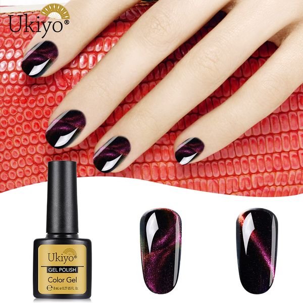 ukiyo 8ml chameleon cat eye uv nail gel varnish magnet cat eyes uv gel polish soak off semi permanent nail art enamel lacquer, Red;pink
ukiyo 8ml chameleon cat eye uv nail gel varnish magnet cat eyes uv gel polish soak off semi permanent nail art enamel lacquer, Red;pink