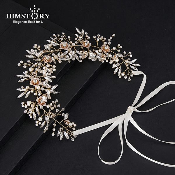 himstory elegance bridal headband wedding hair accessories headpiece vintage handmade crystal flower hair jewelry hairbands, Golden;white
himstory elegance bridal headband wedding hair accessories headpiece vintage handmade crystal flower hair jewelry hairbands, Golden;white