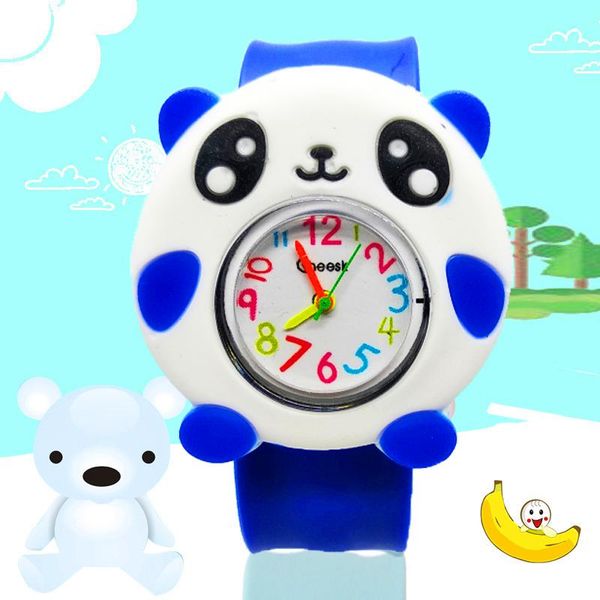 panda pattern children's watch cartoon silicone strap fashion kids watches chidlren quartz wristwatch boys girls students clock sbndx, Blue
panda pattern children's watch cartoon silicone strap fashion kids watches chidlren quartz wristwatch boys girls students clock sbndx, Blue