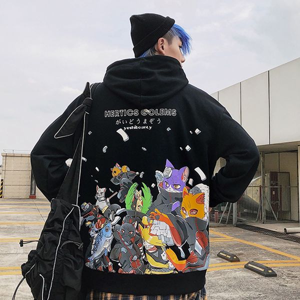 men hip hop hoodie sweatshirt anime cat japanese cartoon streetwear harajuku hoodies pullover loose autumn black sweat shirts
men hip hop hoodie sweatshirt anime cat japanese cartoon streetwear harajuku hoodies pullover loose autumn black sweat shirts