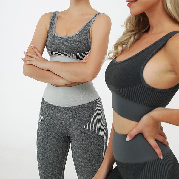 seamless women yoga set sleeveless high waist belly control sport leggings gym clothes seamless workout sport suits, White;red
seamless women yoga set sleeveless high waist belly control sport leggings gym clothes seamless workout sport suits, White;red