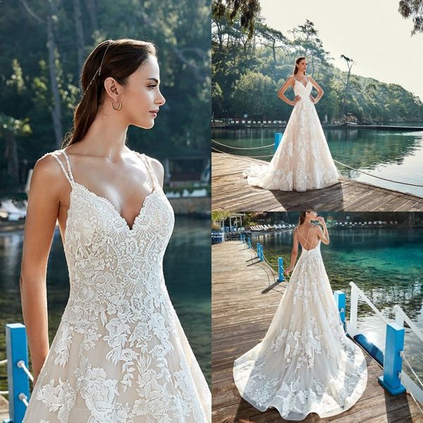 eddy k 2019 свадебные платья кружева аппликации бисероплетение роскошные a-line свадебные платья с открытой спиной sweep поезд свадебное пла, White
eddy k 2019 свадебные платья кружева аппликации бисероплетение роскошные a-line свадебные платья с открытой спиной sweep поезд свадебное пла, White