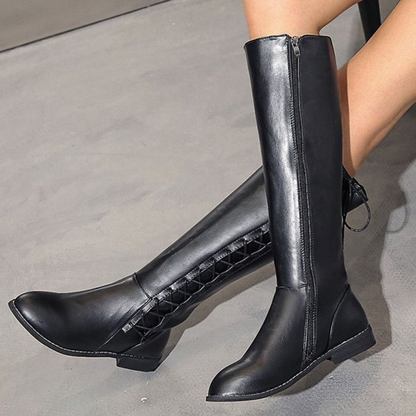 original noenname autumn winter boots women leather zipper square heel high boots knee-high shoes round toe dropship 30, Black
original noenname autumn winter boots women leather zipper square heel high boots knee-high shoes round toe dropship 30, Black