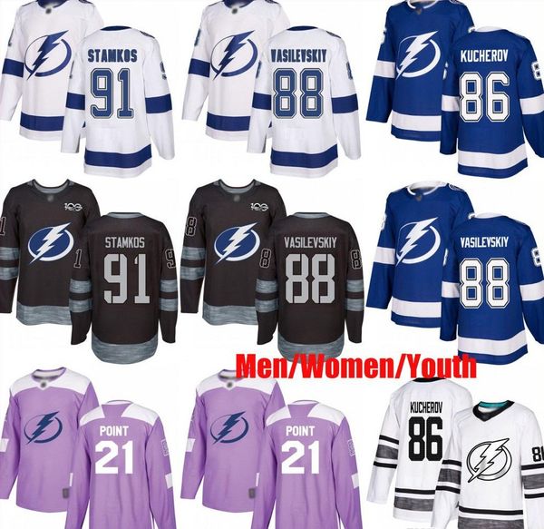 custom tampa bay lightning steven stamkos 86 nikita kucherov 88 andrei vasilevskiy 21 brayden point usa flag hockey men women youth jersey, Black;red
custom tampa bay lightning steven stamkos 86 nikita kucherov 88 andrei vasilevskiy 21 brayden point usa flag hockey men women youth jersey, Black;red
