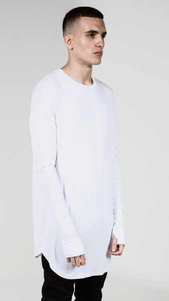 extend hip hop t shirt men high low side thumb hole split tshirt long sleeve tyga swag man t-shirt crew neck clothes trend, White;black
extend hip hop t shirt men high low side thumb hole split tshirt long sleeve tyga swag man t-shirt crew neck clothes trend, White;black