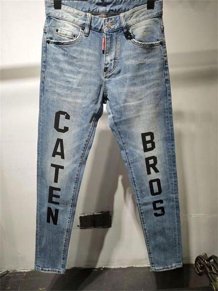 mens slim fit bleached all-match blue cotton pattern /letter denim youth pop for men s designer jeans
mens slim fit bleached all-match blue cotton pattern /letter denim youth pop for men s designer jeans