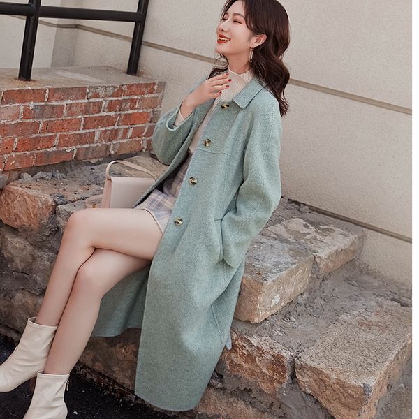 smpevrg autumn winter women coats long style turn-down long sleeve coats women windbreaker female overcoat outwear slim oats, Black
smpevrg autumn winter women coats long style turn-down long sleeve coats women windbreaker female overcoat outwear slim oats, Black