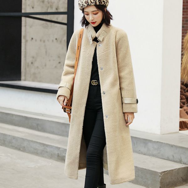 real шуба шерсти куртки осень зима пальто женщин одежда 2020 корейский урожай sheep shearling замша подкладка abrigo mujer zt3585, Black
real шуба шерсти куртки осень зима пальто женщин одежда 2020 корейский урожай sheep shearling замша подкладка abrigo mujer zt3585, Black