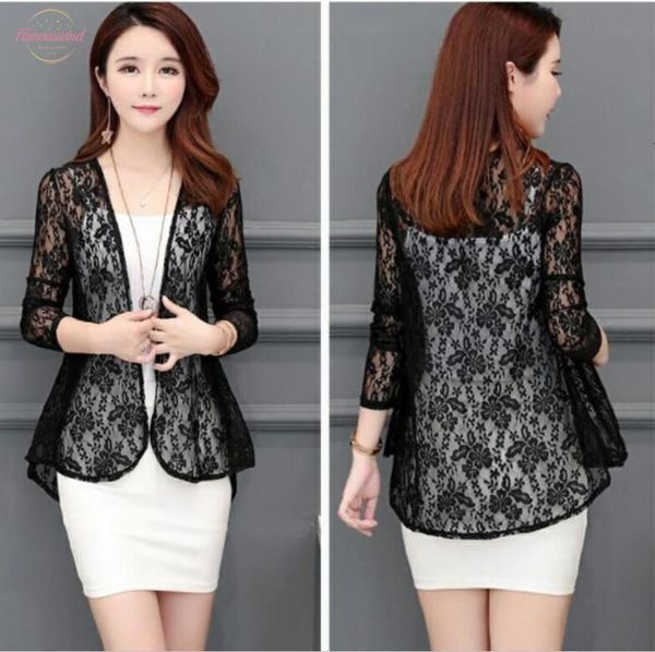 lace shawl jacket 2020 summer short blouse outside thin section cardigan long sleeve sun protection clothing wild blouse shirt, White
lace shawl jacket 2020 summer short blouse outside thin section cardigan long sleeve sun protection clothing wild blouse shirt, White