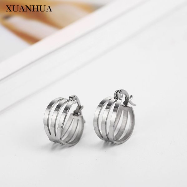 xuanhua stainless steel jewelry woman hoop earrings gifts for women fashion fine jewelry accessories bohemia wholesale lots bulk, Golden;silver
xuanhua stainless steel jewelry woman hoop earrings gifts for women fashion fine jewelry accessories bohemia wholesale lots bulk, Golden;silver